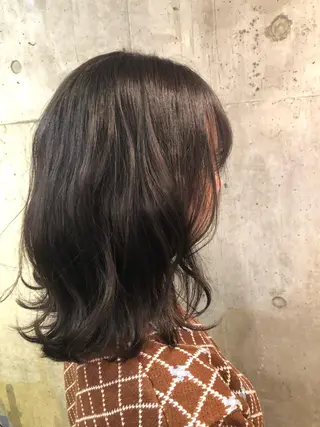 セミロング カラー ✂︎岡根 京花✂︎のヘアスタイル