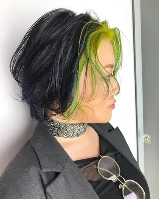 ショート カラー 🇰🇷カルマパーマ kaito🇰🇷のヘアスタイル