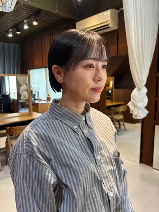 ショート カラー Chiho / 梅田 / ボブ/ パーマのヘアスタイル