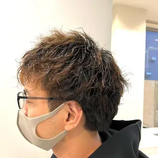 パーマ メンズ アグヘアーシータ所属・🤩メンズカット/ パーマ山本🤩のヘアスタイル