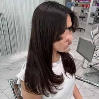 セミロング 韓国スタイル🇰🇷 児島葉月のヘアスタイル