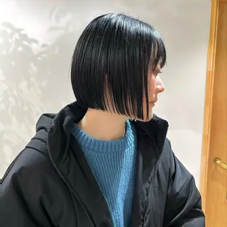 ショート ぱつっとボブ/ショ ート/タカダアスミのヘアスタイル