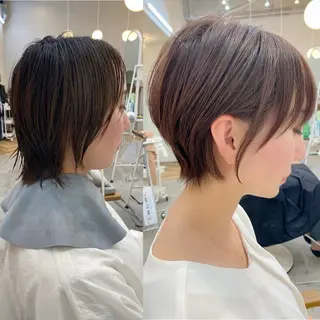 ショート ROMMY.所属・大木 華のヘアスタイル