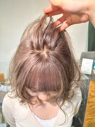 ミディアム カラー sakura🌸 レイヤー/韓国ヘアのヘアスタイル