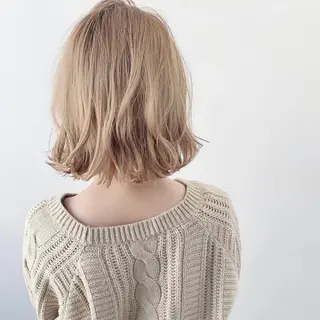 ミディアム カラー ✨️美髪矯正×似合わ せ艶カラー✨藤田透のヘアスタイル