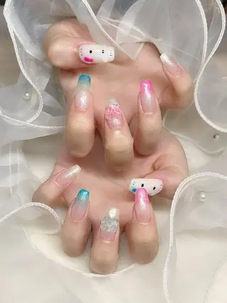 ネイル AYU💅ワンホン& ゴテゴテネイルのネイルデザイン
