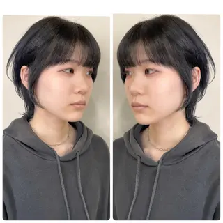 ショート カラー 京都大人女性ショート 徒歩1分/秋山のヘアスタイル