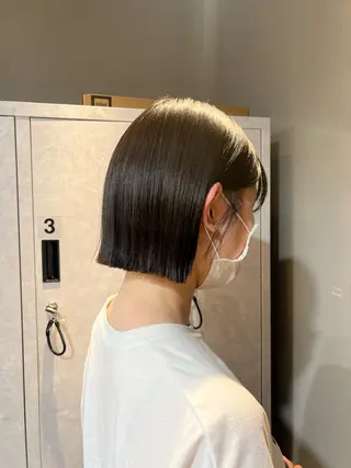 ショート 神戸ボブ✂️ ioe三宮/田 伸佳のヘアスタイル