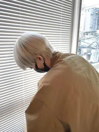 カラー メンズ 齋藤 拓麻のヘアスタイル