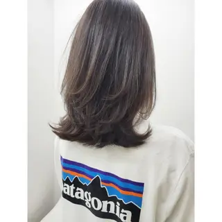 セミロング mulum hairdressing所属・代表/淀屋/髪質改善 ダメージレスカラー✨のヘアスタイル