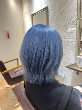 ミディアム カラー 🥀韓国ヘア🥀 宮津真菜のヘアスタイル