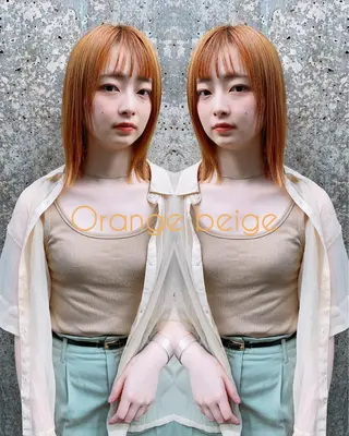 ミディアム カラー nambu-GARDEN所属・上田 昂雅のヘアスタイル