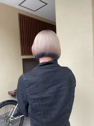 ショート カラー darts所属・マツダ レンのヘアスタイル