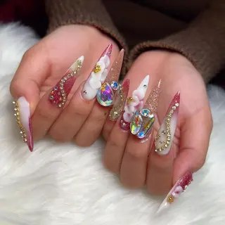 ロング ネイル nail salon azuのネイルデザイン