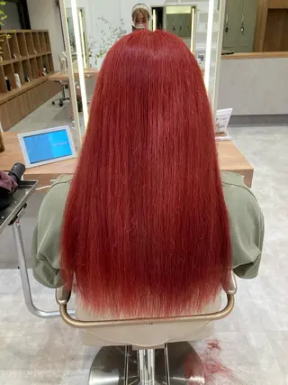 ロング カラー 一ノ瀬 蘭のヘアスタイル