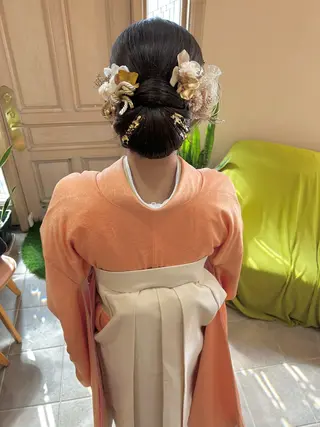 セミロング ヘアアレンジ coubou所属・mayu .のヘアスタイル