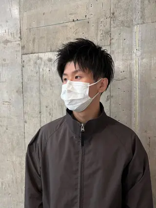 ショート カラー パーマ メンズ メンズパーマ /SUNAOのヘアスタイル