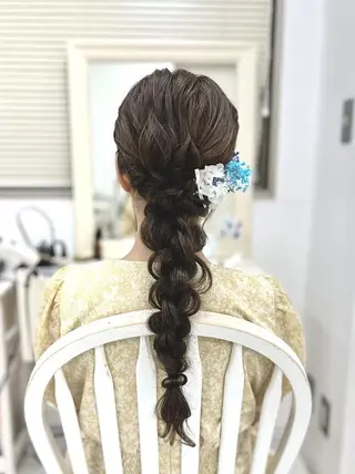 ヘアアレンジ 似合わせヘアメイク 💐オダギリチアキのヘアスタイル
