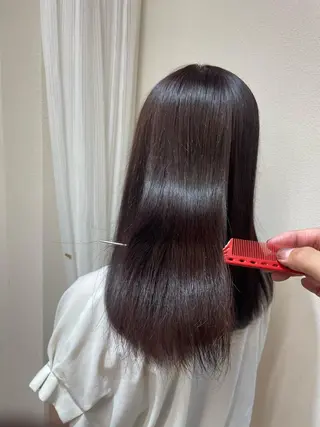 ロング カラー ケアブリーチ /髪質 改善/古橋圭史郎のヘアスタイル