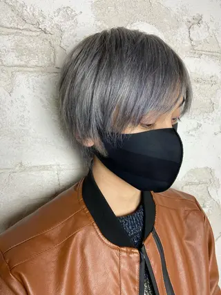 ショート カラー メンズ 🐺メンズ特化🐺 REIYAのヘアスタイル