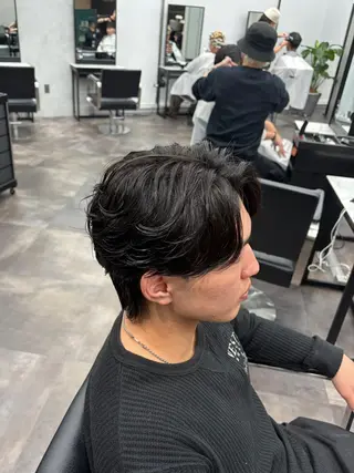 ショート パーマ メンズ メンズ特化🔥　齋藤 航のヘアスタイル