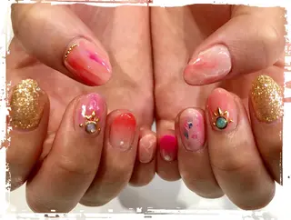 ネイル 佐藤 まりえのネイルデザイン