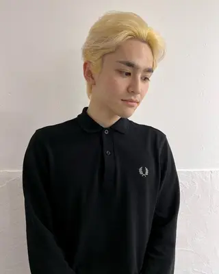 ミディアム カラー メンズ メンズスタイリスト リュウジのヘアスタイル