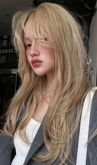 ロング 海外風レイヤーカット 👑店長　平松　由のヘアスタイル