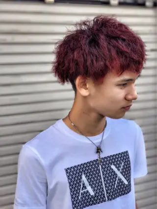 メンズ ダブルカラー🎉 ハイトーン🎉スドウのヘアスタイル