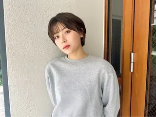 ショート カラー 岩下 実希のヘアスタイル