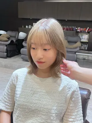 ショート カラー 太田陽葉里/ パーマモデル募集中のヘアスタイル