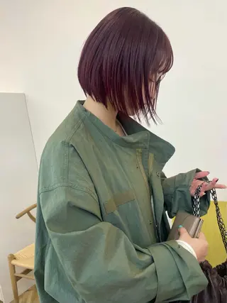 ショート ボブカットモデル/パ ーマ/harunaのヘアスタイル