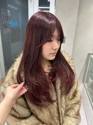 ロング あ い か 🎀 レイヤーカットのヘアスタイル