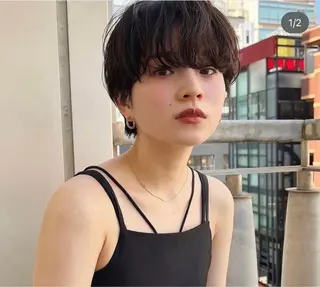 ショート パーマ 似合わせカット /カラー/たきのヘアスタイル