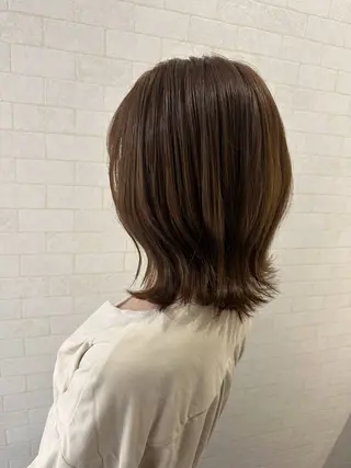 ミディアム カラー 大人レイヤー& 透明感カラー💄のヘアスタイル