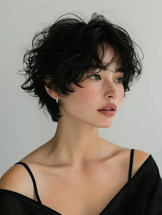 ショート パーマ 🍅MaNO🍅 ネモトナツキのヘアスタイル