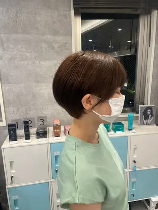 ショート ♡似合わせハイトーン ♡maiのヘアスタイル