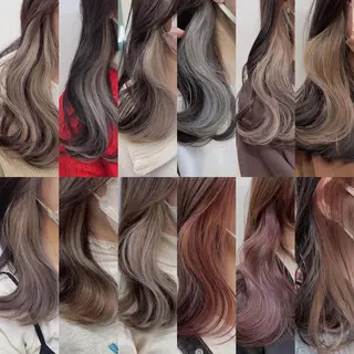 ミディアム カラー 🥞ベージュ系カラー 【すずきりほ】🥞のヘアスタイル