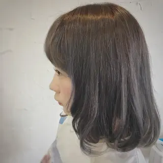 ミディアム カラー パーマ ヘアアレンジ Lauburu渋谷 officialのヘアスタイル