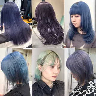 ミディアム カラー SOL.noel所属・ブリーチ/レイヤー/ ハイトーンShugaのヘアスタイル