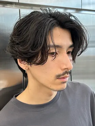 パーマ メンズ 名古屋メンズカラー 特化小林我修のヘアスタイル