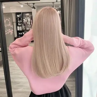 カラー corazon ブリーチのヘアスタイル