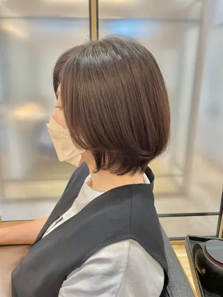 ショート シノハラ ガクト ショート/白髪ぼかしのヘアスタイル