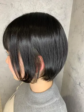 ショート 中川歩 髪質改善 ツヤカラー【横浜】のヘアスタイル