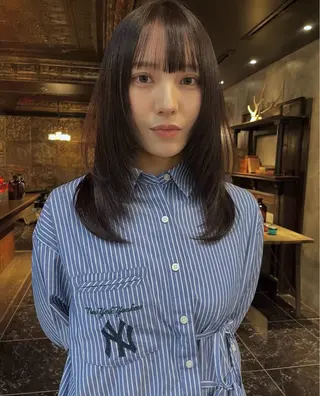 ミディアム Risa/ 艶カラー🫧のヘアスタイル