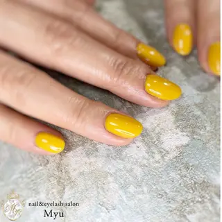 ネイル myu天神店 かえでのネイルデザイン