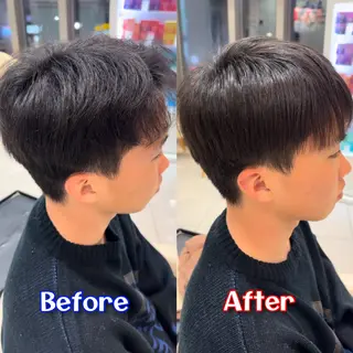 パーマ メンズ メンズ縮毛矯正 ♠️店長下平隼人のヘアスタイル