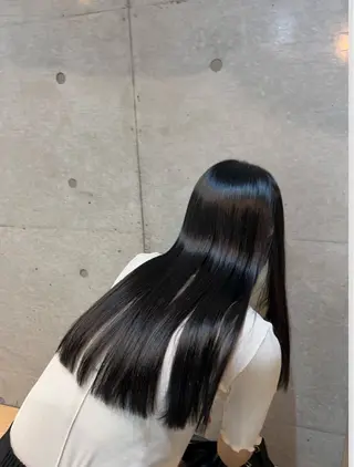 ロング デジタルパーマ/ 艶カラー/神野楓のヘアスタイル