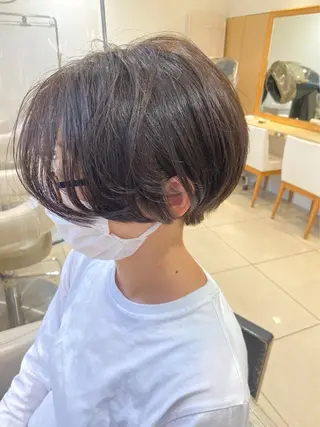 ショート カラー 30代からの大人 ショートのヘアスタイル