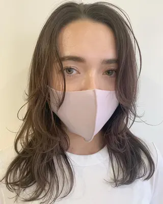 ロング カラー yurika☁️ 似合わせ｜レイヤーのヘアスタイル